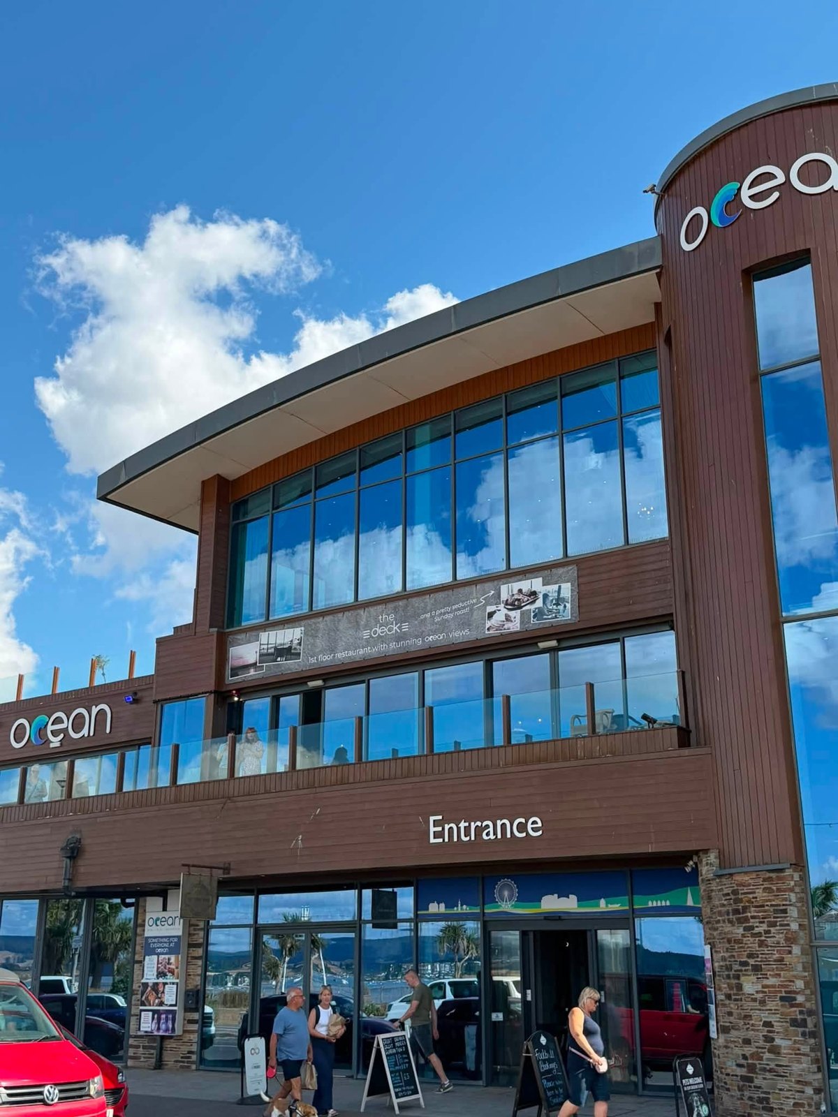 Ocean main entrance and frontage