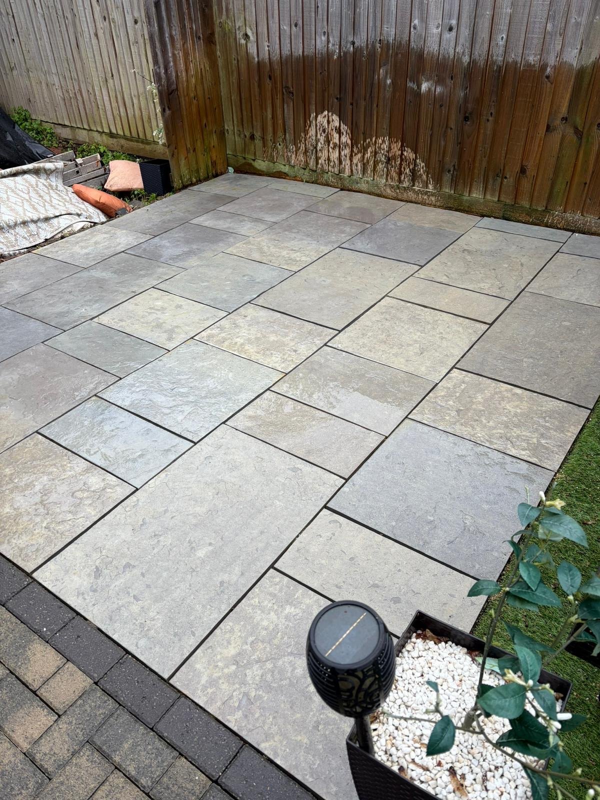 Patio refresh after cleaning